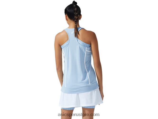 RPVB3767 niebla/blanco brillante Asics nueva camiseta sin mangas strong 92 para mujer