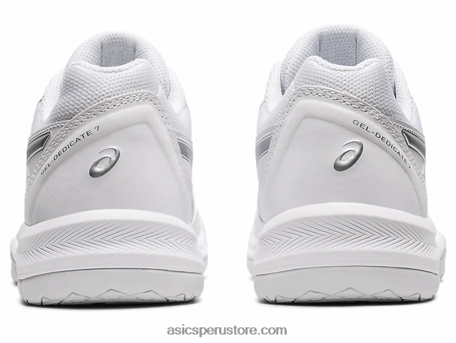 RPVB3768 blanco/plata pura Asics gel dedicado 7