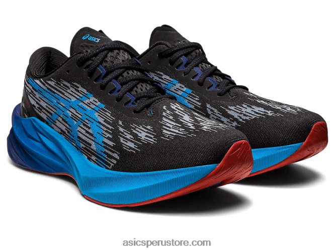 RPVB377 negro/azul isla Asics novablasto 3