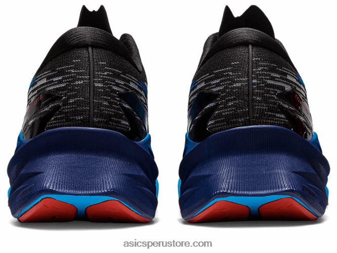 RPVB377 negro/azul isla Asics novablasto 3