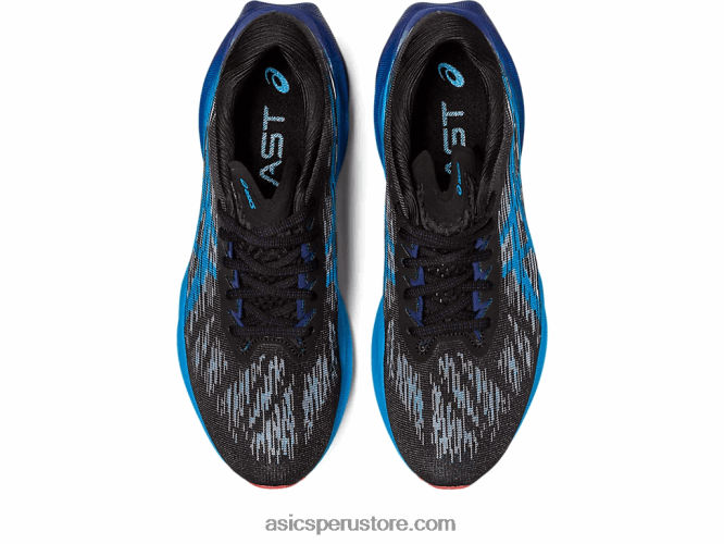 RPVB377 negro/azul isla Asics novablasto 3