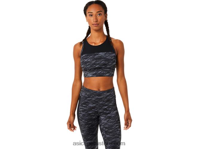 RPVB3784 gris multi Asics sujetador de tiras kate para mujer
