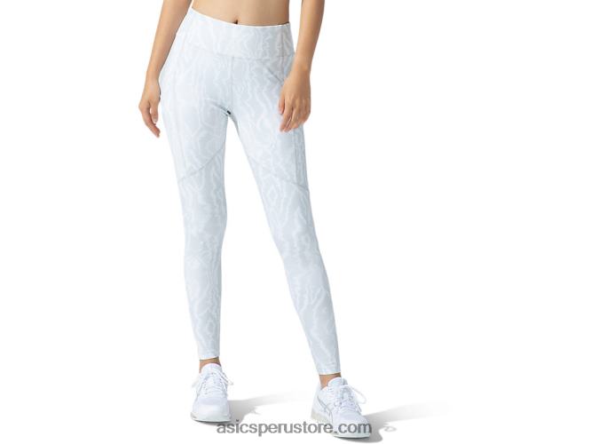 RPVB3794 impresión en blanco brillante Asics mallas estampadas new strong 92 para mujer