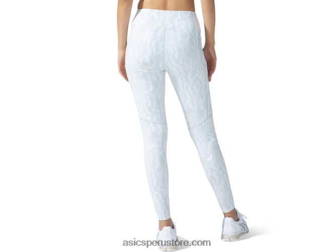 RPVB3794 impresión en blanco brillante Asics mallas estampadas new strong 92 para mujer