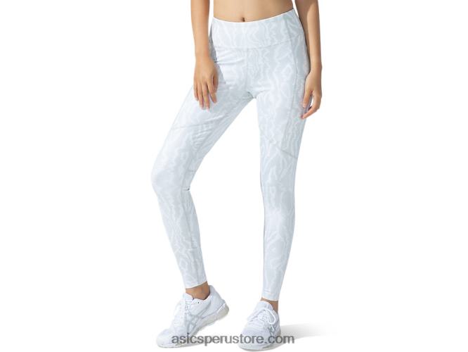 RPVB3794 impresión en blanco brillante Asics mallas estampadas new strong 92 para mujer