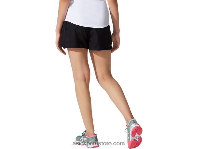 RPVB3809 rendimiento negro Asics pantalón corto de corte femenino