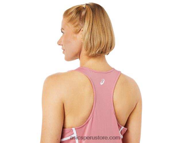 RPVB3816 rosa ahumado/blanco brillante Asics nueva camiseta sin mangas strong 92 para mujer