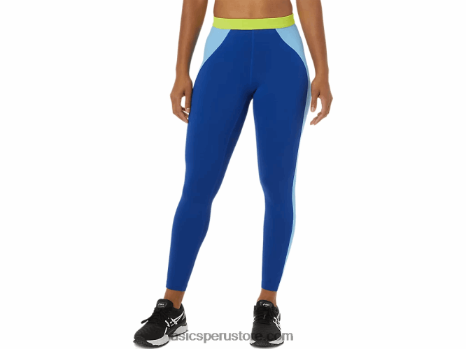 RPVB3825 azul/cielo ártico/gecko verde Asics las nuevas mallas fuertes reutilizadas para mujer