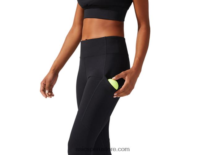 RPVB3827 rendimiento negro Asics mallas coreanas para mujer