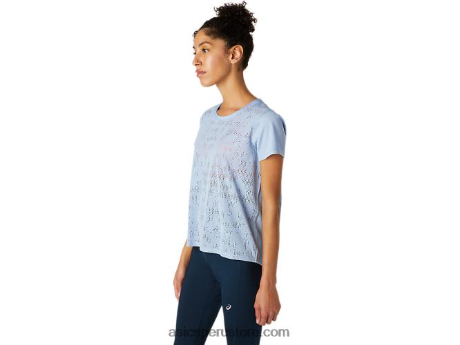 RPVB3836 neblina Asics camiseta de manga corta ventilada para mujer