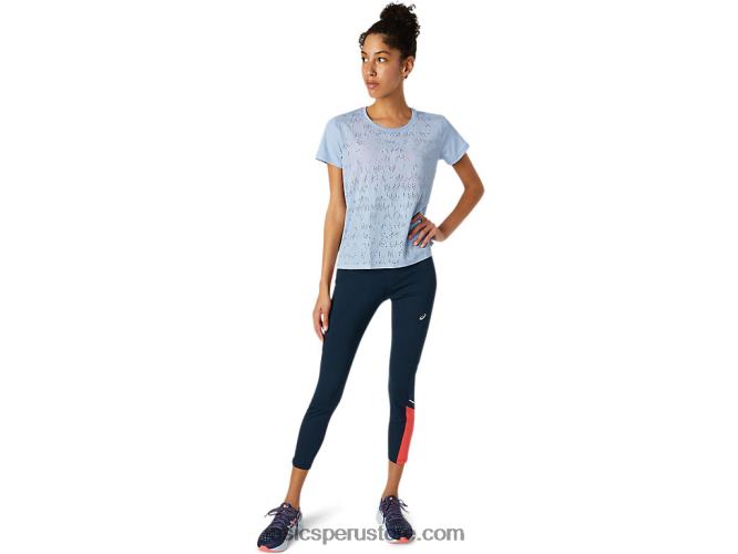 RPVB3836 neblina Asics camiseta de manga corta ventilada para mujer