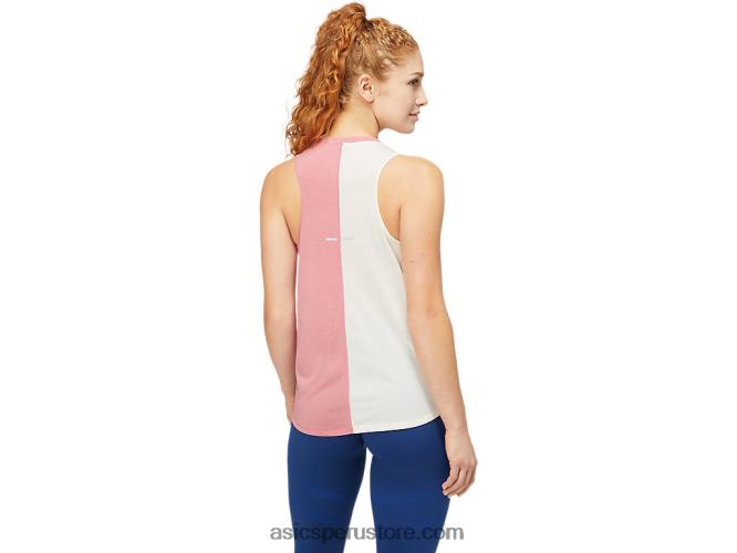 RPVB3839 rosa ahumado/abedul Asics tanque de tokio de mujer