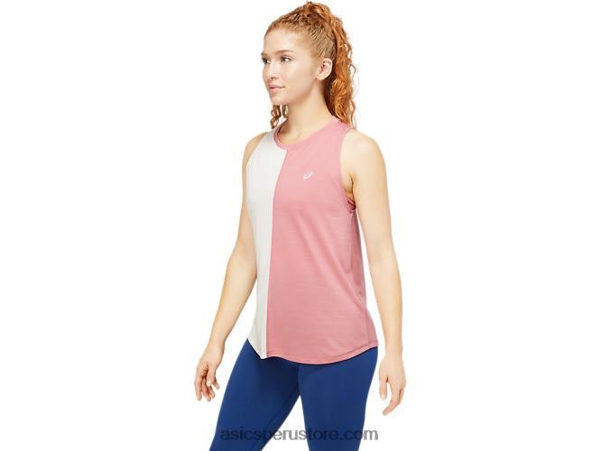 RPVB3839 rosa ahumado/abedul Asics tanque de tokio de mujer