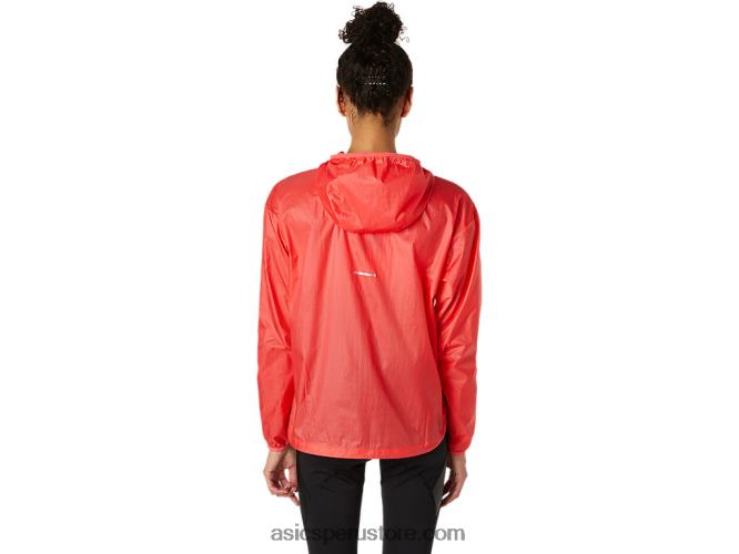 RPVB3849 Toronja rosa Asics chaqueta kasane de mujer sólida