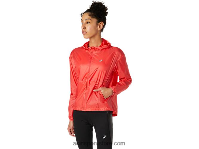 RPVB3849 Toronja rosa Asics chaqueta kasane de mujer sólida