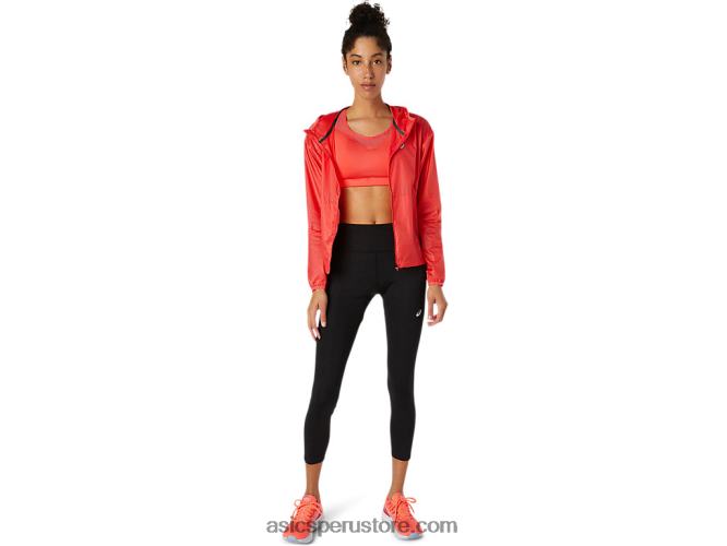 RPVB3849 Toronja rosa Asics chaqueta kasane de mujer sólida