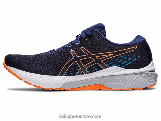 RPVB386 azul índigo/melocotón sol Asics gel-perseguir 8 de ancho