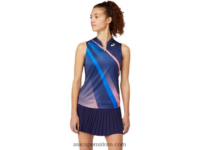 RPVB3862 chaquetón Asics Camiseta sin mangas con gráfico Match para mujer