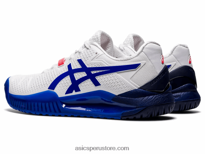 RPVB3867 blanco/azul lapislázuli Asics resolución de gel 8