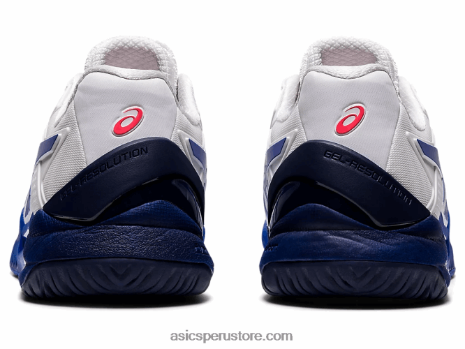 RPVB3867 blanco/azul lapislázuli Asics resolución de gel 8