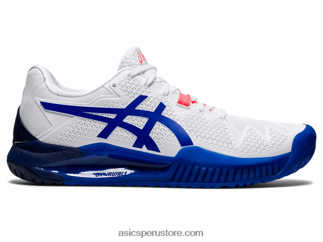 RPVB3867 blanco/azul lapislázuli Asics resolución de gel 8