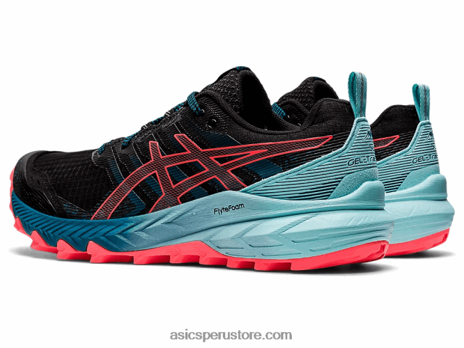 RPVB3888 negro/coral ardiente Asics gel-trabuco 9