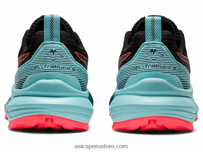 RPVB3888 negro/coral ardiente Asics gel-trabuco 9