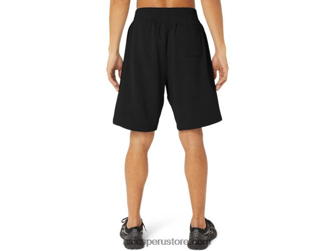 RPVB39 rendimiento negro Asics pantalón corto de polar Sunday sana para hombre