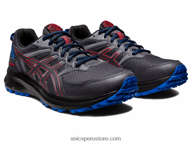 RPVB390 gris portador/rojo eléctrico Asics explorador de senderos 2