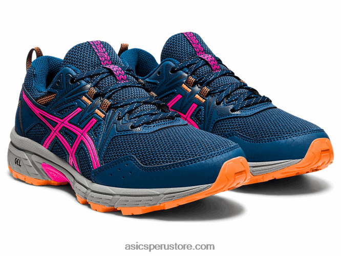 RPVB3919 mako azul/rosa glo Asics gel-venture 8 de ancho