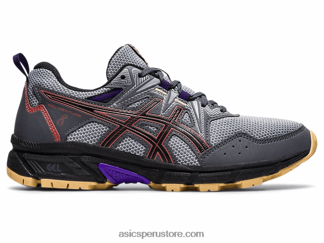 RPVB3938 gris portador/ladrillo rojo Asics gel-venture 8 de ancho