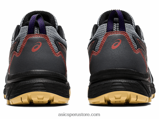 RPVB3938 gris portador/ladrillo rojo Asics gel-venture 8 de ancho