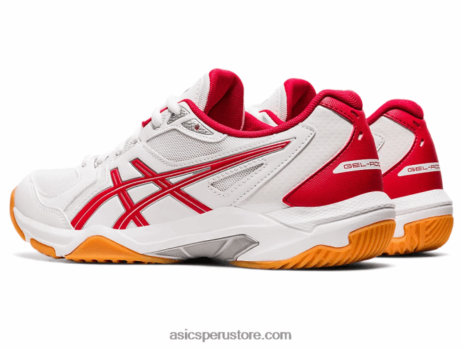 RPVB3945 blanco/rojo clásico Asics gel-cohete 10