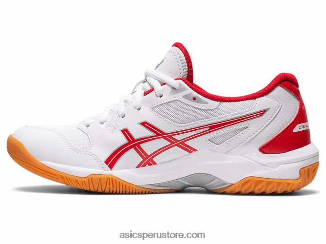 RPVB3945 blanco/rojo clásico Asics gel-cohete 10