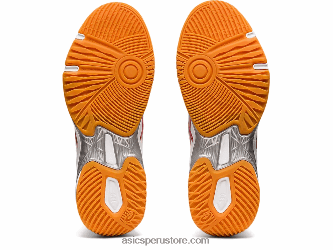 RPVB3945 blanco/rojo clásico Asics gel-cohete 10