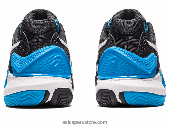 RPVB405 blanco negro Asics gel-resolución 9 arcilla