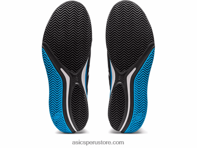 RPVB405 blanco negro Asics gel-resolución 9 arcilla