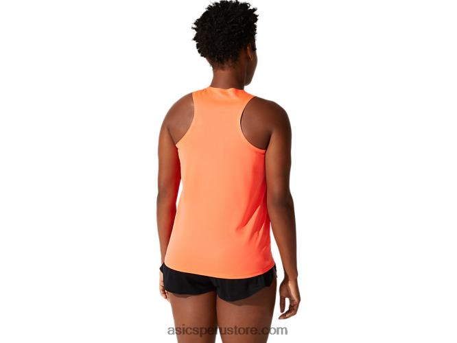 RPVB4062 flash de coral Asics camiseta de malla ligera para mujer