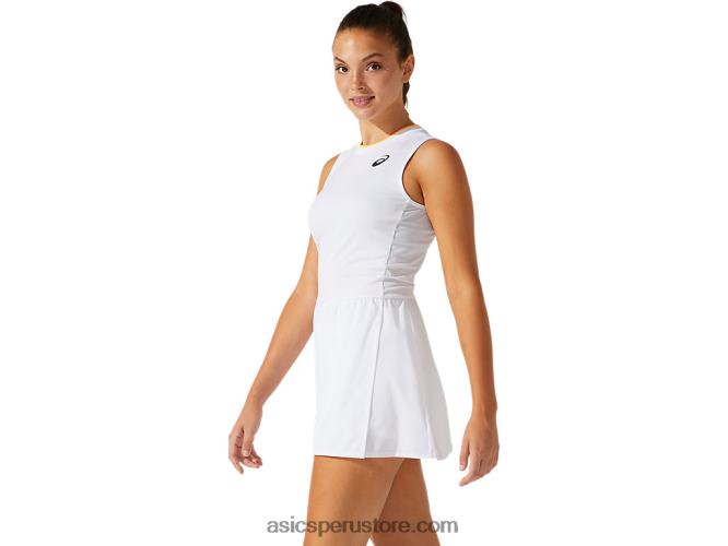 RPVB4067 blanco brillante/blanco brillante Asics vestido de partido de mujer