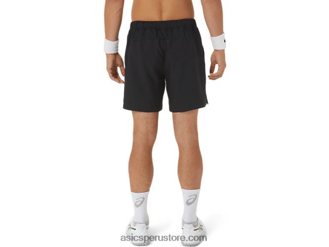 RPVB409 rendimiento negro Asics cancha de hombres 7in short