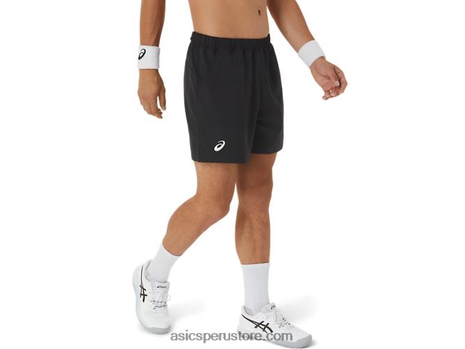 RPVB409 rendimiento negro Asics cancha de hombres 7in short