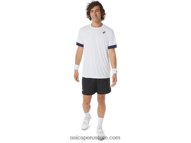 RPVB409 rendimiento negro Asics cancha de hombres 7in short