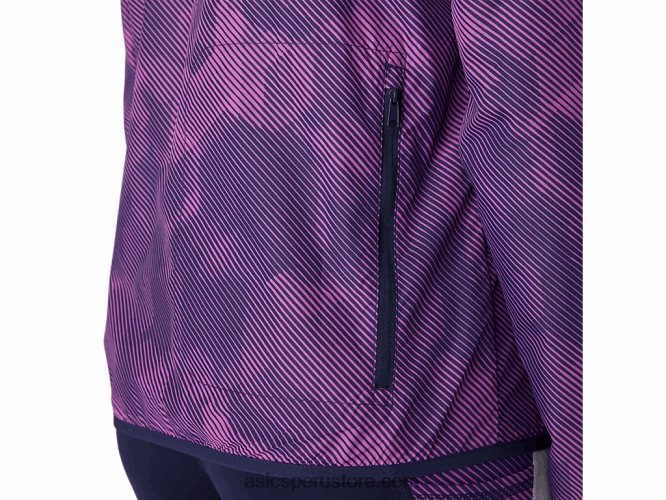 RPVB4100 estampado digital de uvas/chaquetón Asics chaqueta plegable de mujer