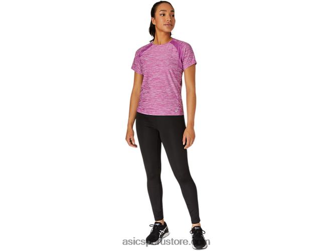 RPVB4105 tinte espacial de uva digital Asics top c110 de manga corta pr lyte para mujer