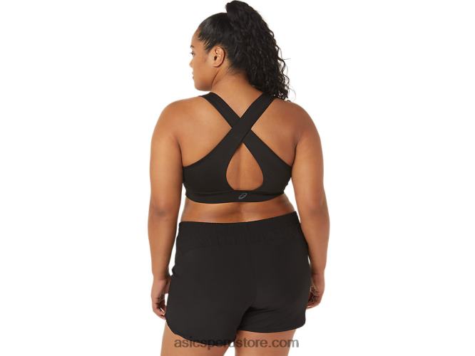 RPVB4106 rendimiento negro Asics sostén pr lyte mujer