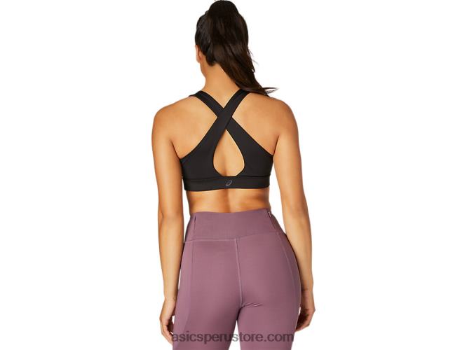 RPVB4106 rendimiento negro Asics sostén pr lyte mujer