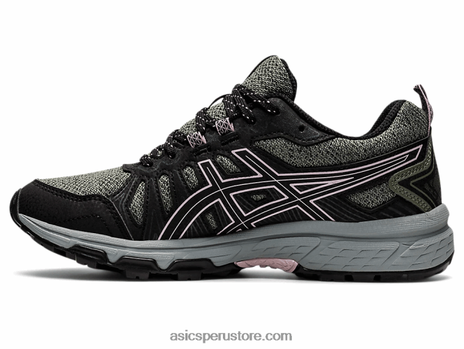 RPVB4118 verde liquen/rosa cuenca Asics gel-ventura 7