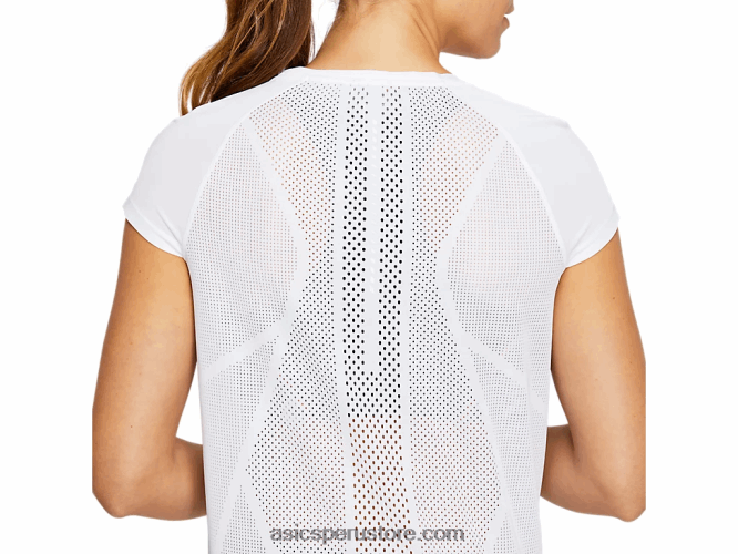 RPVB4131 blanco brillante Asics camiseta de manga corta ventilada future tokyo para mujer