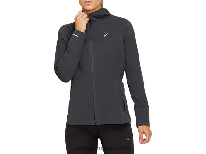 RPVB4144 gris grafito Asics chaqueta acelera mujer