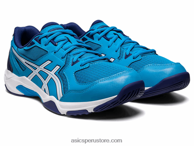 RPVB415 isla azul/blanco Asics gel-cohete 10 de ancho